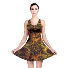 Digitalartflower Reversible Skater Dress by Sparkle