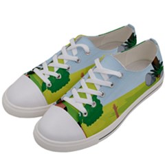 Large Women s Low Top Canvas Sneakers by SymmekaDesign