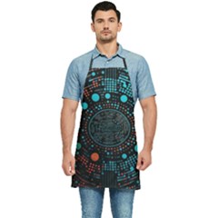 Big Data Abstract Abstract Background Kitchen Apron by Pakemis