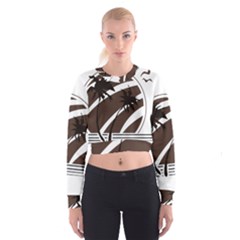 Palm Tree Design-01 (1) Cropped Sweatshirt by thenyshirt