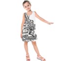 Scarface Movie Traditional Tattoo Kids  Sleeveless Dress View1