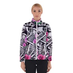 Floral Skeletons Women s Bomber Jacket by GardenOfOphir