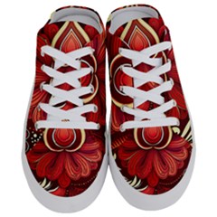 Bohemian Flower Drop Half Slippers by HWDesign