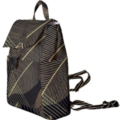 Leaves Nature Art Design Pattern Buckle Everyday Backpack by Ravend