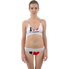 I Love Christ Wrap Around Bikini Set by ilovewhateva