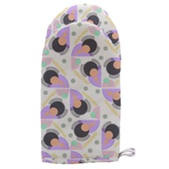 Pattern Pastel Drawing Art Microwave Oven Glove by Uceng