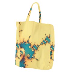 Fractal Art Fractals Digital Art Giant Grocery Tote by Uceng