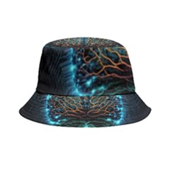 Brain Mind Technology Circuit Board Layout Patterns Inside Out Bucket Hat by Uceng