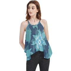 Graphic Design Wallpaper Abstract Flowy Camisole Tank Top by Ravend