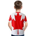 Canada Flag Canadian Flag View Kids  Cotton Tee View2