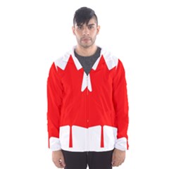 Canada Flag Canadian Flag View Men s Hooded Windbreaker by Ravend