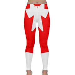 Canada Flag Canadian Flag View Classic Yoga Leggings by Ravend