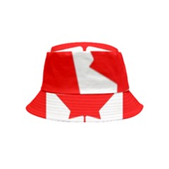 Canada Flag Canadian Flag View Bucket Hat (kids) by Ravend