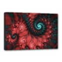 Fractal Spiral Vortex Pattern Art Digital Canvas 18  x 12  (Stretched) View1