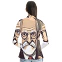 Ai Generated Psychotherapist Psychology Therapy Drape Collar Cardigan View2