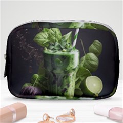 Ai Generated Drink Spinach Smooth Apple Ginger Make Up Pouch (small) by danenraven