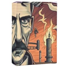 Ai Generated Nikola Tesla Tesla Nikolas Electricity Playing Cards Single Design (rectangle) With Custom Box by danenraven