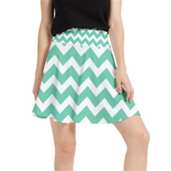 Chevron Pattern Gifts Waistband Skirt by GardenOfOphir