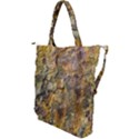 Rusty Orange Abstract Surface Shoulder Tote Bag View2