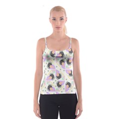 Pattern Pastel Drawing Art Spaghetti Strap Top by Ravend