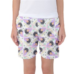 Pattern Pastel Drawing Art Women s Basketball Shorts by Ravend