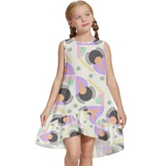 Pattern Pastel Drawing Art Kids  Frill Swing Dress by Ravend