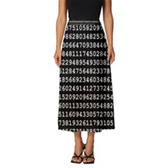 Pi Circle Diameter Circumference Ratio Radius Classic Midi Chiffon Skirt by Ravend