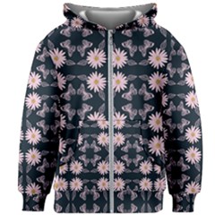 Flowers Daisies Spring Summer Bloom Botanical Kids  Zipper Hoodie Without Drawstring by Ravend