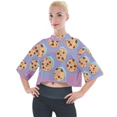 Cookies Chocolate Chips Chocolate Cookies Sweets Mock Neck Tee by Ravend