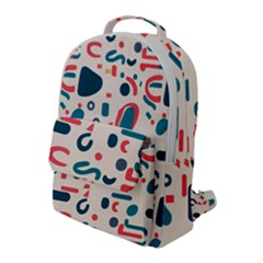 Shapes Pattern  Flap Pocket Backpack (large) by Sobalvarro