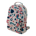 Shapes Pattern  Flap Pocket Backpack (Large) View1