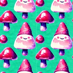 Watercolor Kawaii Mushroom by GardenOfOphir