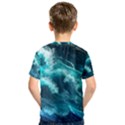 Thunderstorm Tsunami Tidal Wave Ocean Waves Sea Kids  Sport Mesh Tee View2