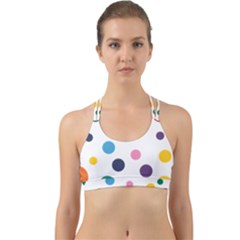 Polka Dot Back Web Sports Bra by 8989