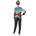 Portentous Sunset Kids  Long Mesh Tee View2