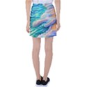 Waves At The Ocean s Edge Tennis Skirt View2