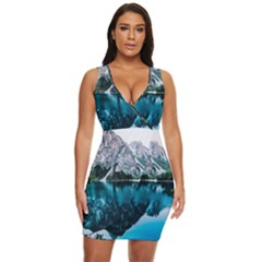 Lake Draped Bodycon Dress by artworkshop