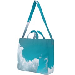 Clouds Hd Wallpaper Square Shoulder Tote Bag by artworkshop