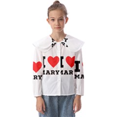 I Love Mary Kids  Peter Pan Collar Blouse by ilovewhateva