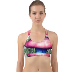 Necromancy Toadstool Back Web Sports Bra by GardenOfOphir