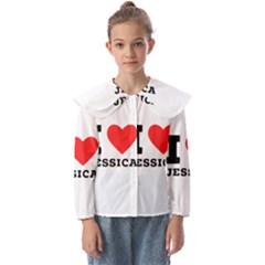 I Love Jessica Kids  Peter Pan Collar Blouse by ilovewhateva