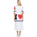 I love jessica Bow Sleeve Chiffon Midi Dress View4