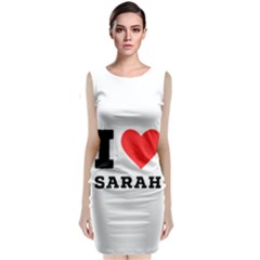 I Love Sarah Classic Sleeveless Midi Dress by ilovewhateva