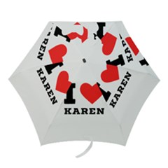 I Love Karen Mini Folding Umbrellas by ilovewhateva