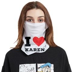 I Love Karen Face Covering Bandana (two Sides) by ilovewhateva