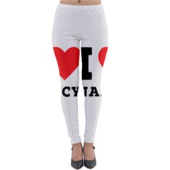 I Love Nancy Lightweight Velour Leggings by ilovewhateva