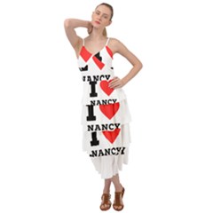 I Love Nancy Layered Bottom Dress by ilovewhateva