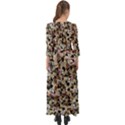 Mystic Geometry Abstract Print Button Up Maxi Dress View2