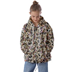 Mystic Geometry Abstract Print Kids  Oversized Hoodie by dflcprintsclothing