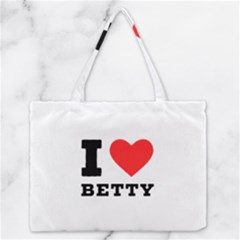 I Love Betty Zipper Medium Tote Bag by ilovewhateva